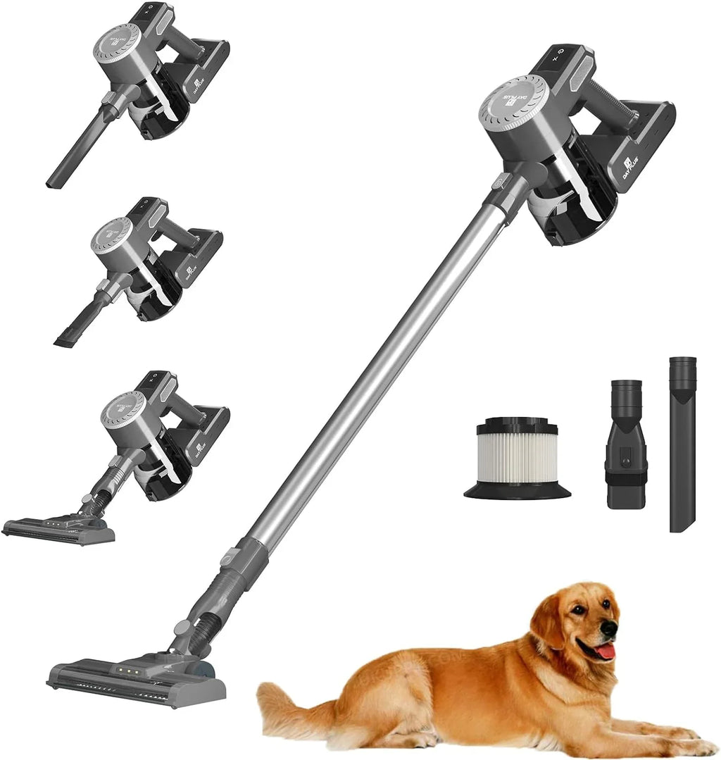 4 Carpet in1 Vacuum 22000Pa 2.0Ah for Cleaner Pet Stick with Vacuum Max Lightweight Quiet Suction, Vacuum Cordless Hair Cleaner, 35Mins Floor Cordless Runtime, Hardwood Household Battery