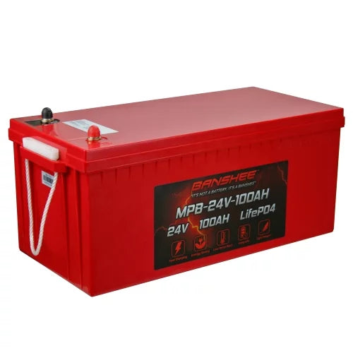 Systems and Off-Grid 5-Year Storage Warranty 100AH Energy | | Battery High-Performance LiFePO4 24V Solar for