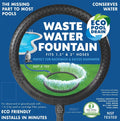 Filtered Cartridge Fountain Hose Kit & with Hose liquid Swimming Pools #400 Backwash Pool for 1.5" Sand Waste