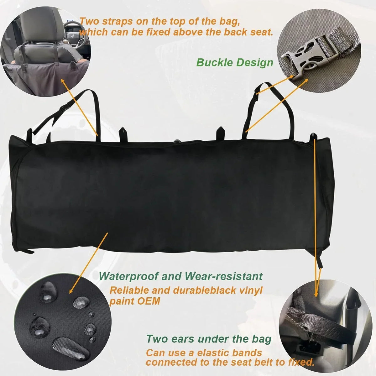 2021 2022 Organizer Window Bag 600D Soft Top for Bronco Storage Accessories
