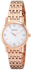 Gallery Women's 97P106 Gold Diamond Quartz Watch Stainless-Steel
