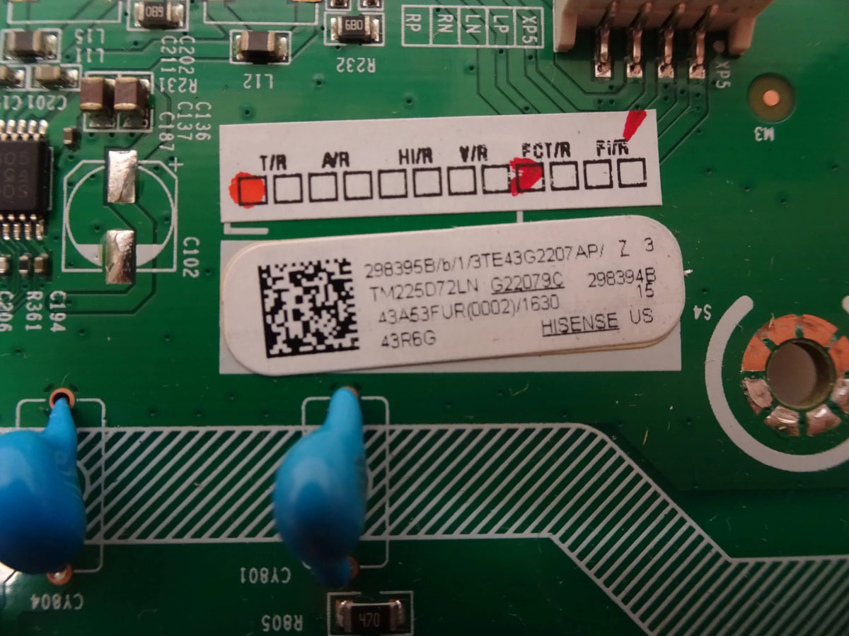 Board Main 43R6G 298395B Hisense