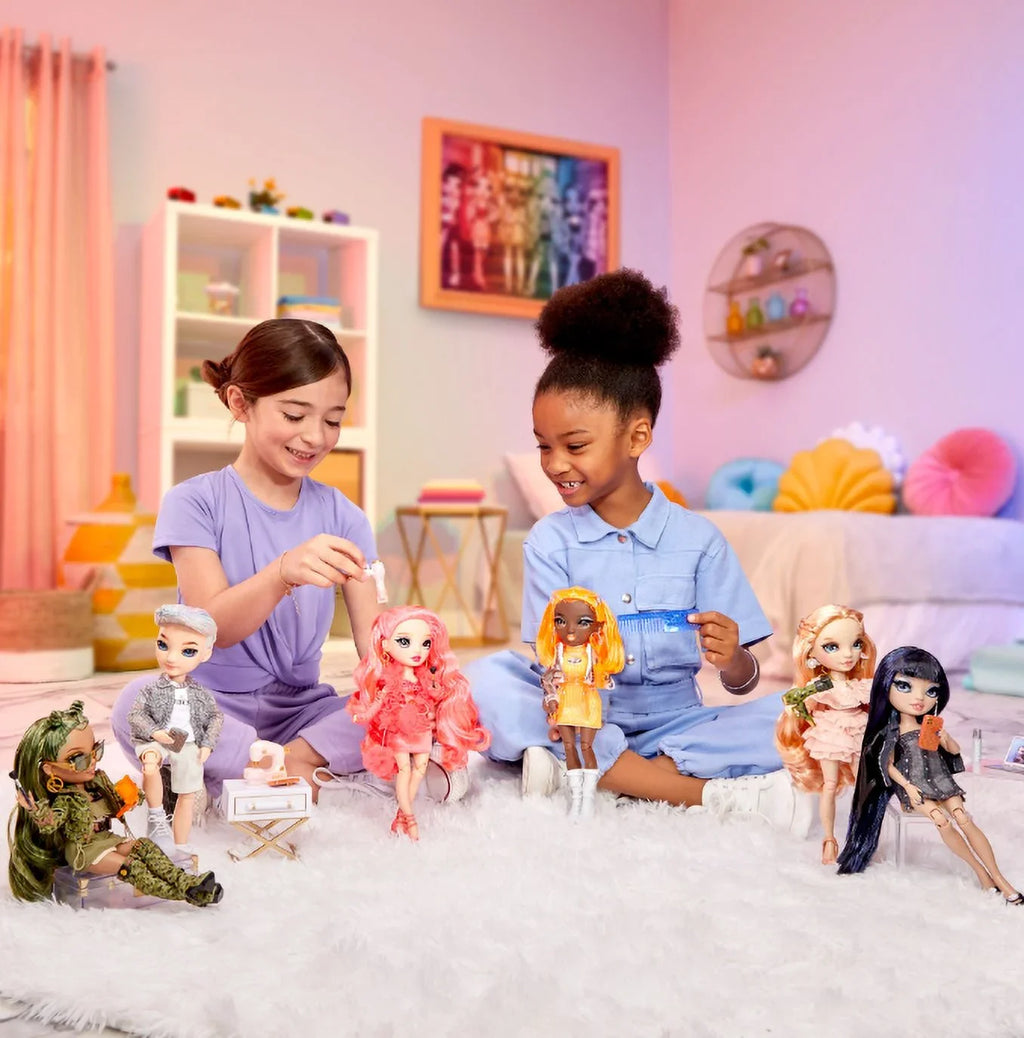 Fashionable 4-12 Pink Fashion Outfit Years 10+ Priscilla- Rainbow Accessories. Play Old for Great Colorful High Gift and Collectors Doll. & Kids