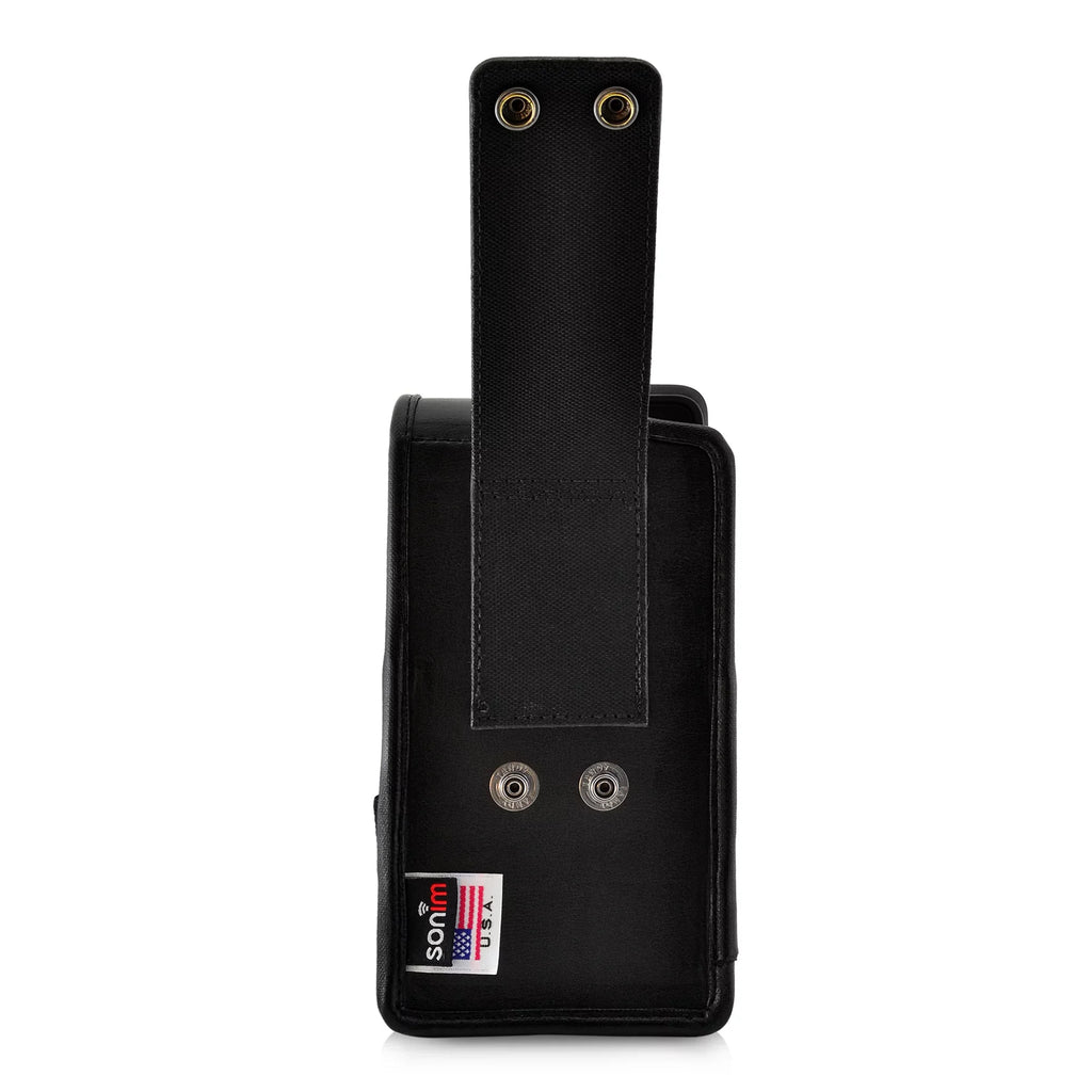 Black XP8 Radio CERTIFIED Sonim Phone IS Holster Vertical C1D2 Belt Case Clip