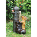 Fountain Fire Sculptural Hydrant Pooch Toscano Design