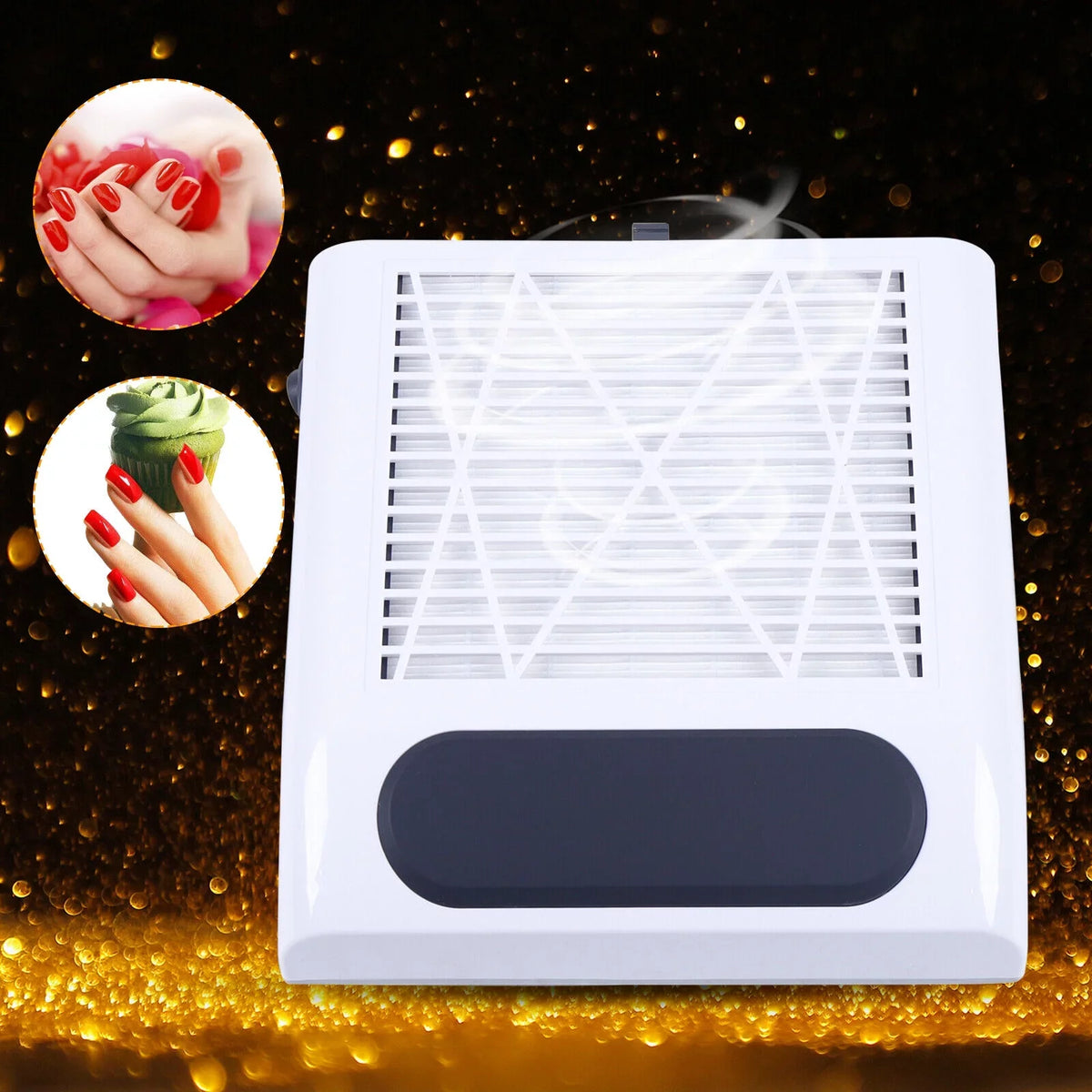 Collector Noise Fan Manicure Low Filter Easy Cleaner Tool Operation Suction Dust with Vacuum Handrest Nail Salon Professional Comfortable
