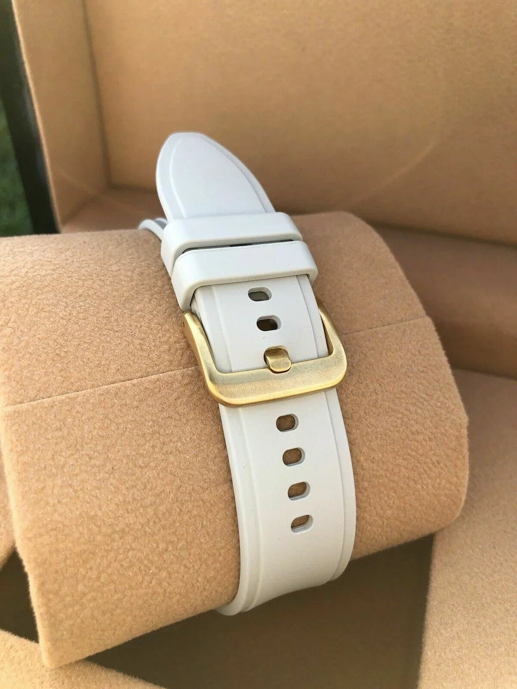 LTE Band Bezel 4 Gold Plated Watch Gray Gold 46mm Gold Custom 24k Galaxy