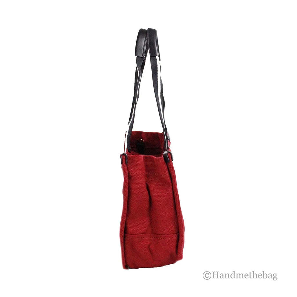 Convertible Bag Savvy Tote Jacobs Canvas Marc Red Fabric Purse Medium Shoulder