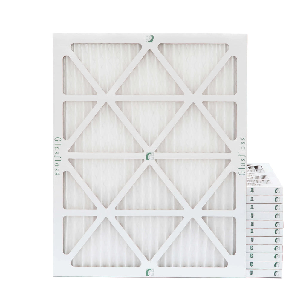 Filters x 13 x 24x30x1 Air 29-5/8 23-5/8 Pack 12 MERV 7/8 by dimension: Actual Glasfloss. of Pleated