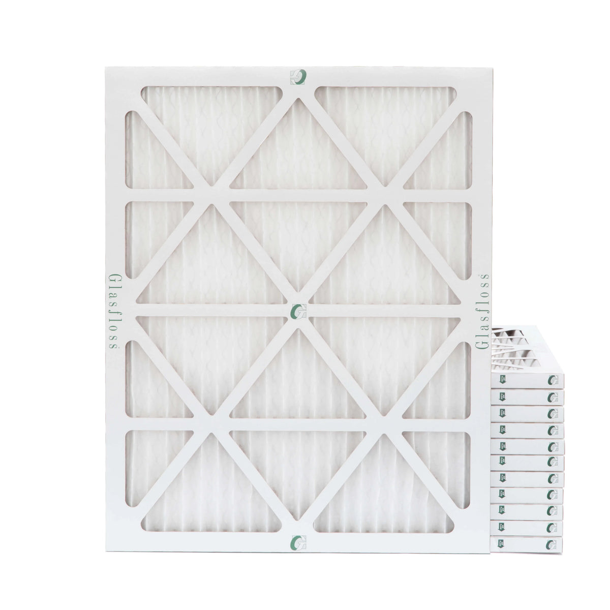 Filters x 13 x 24x30x1 Air 29-5/8 23-5/8 Pack 12 MERV 7/8 by dimension: Actual Glasfloss. of Pleated