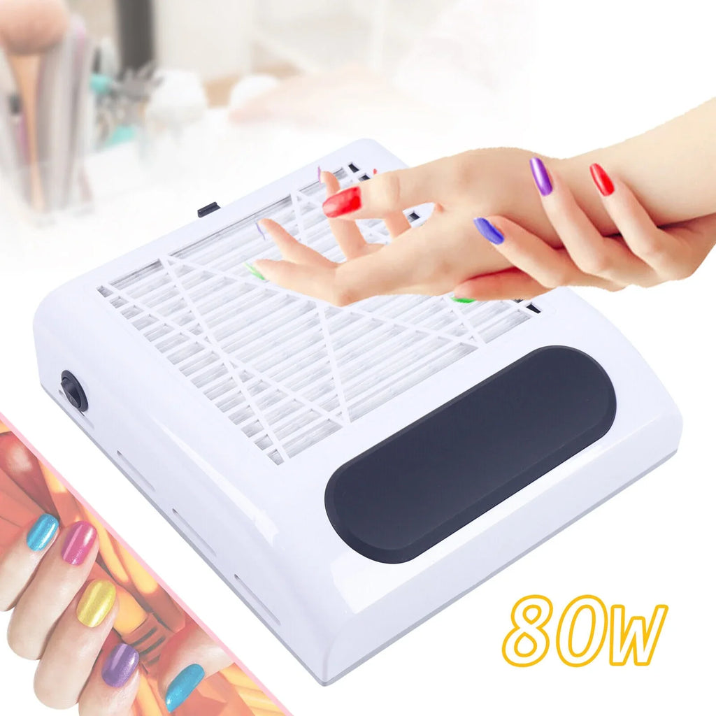 Collector Noise Fan Manicure Low Filter Easy Cleaner Tool Operation Suction Dust with Vacuum Handrest Nail Salon Professional Comfortable