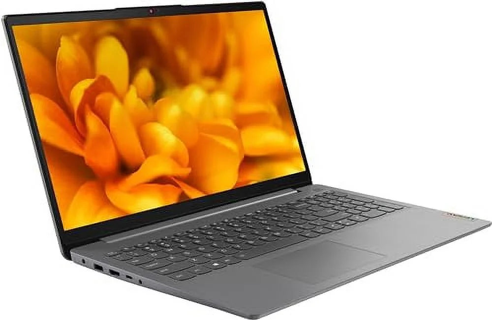 Battery 256GB School NumPad, IdeaPad Narrow Laptop 3 11 RAM, (15.6" i3-1115G4, Win Intel & 12-Hr Life, Webcam, IST - Bezel, Touchscreen, Grey Long Core Home 3i SSD) 16GB Home, FHD Lenovo SD,
