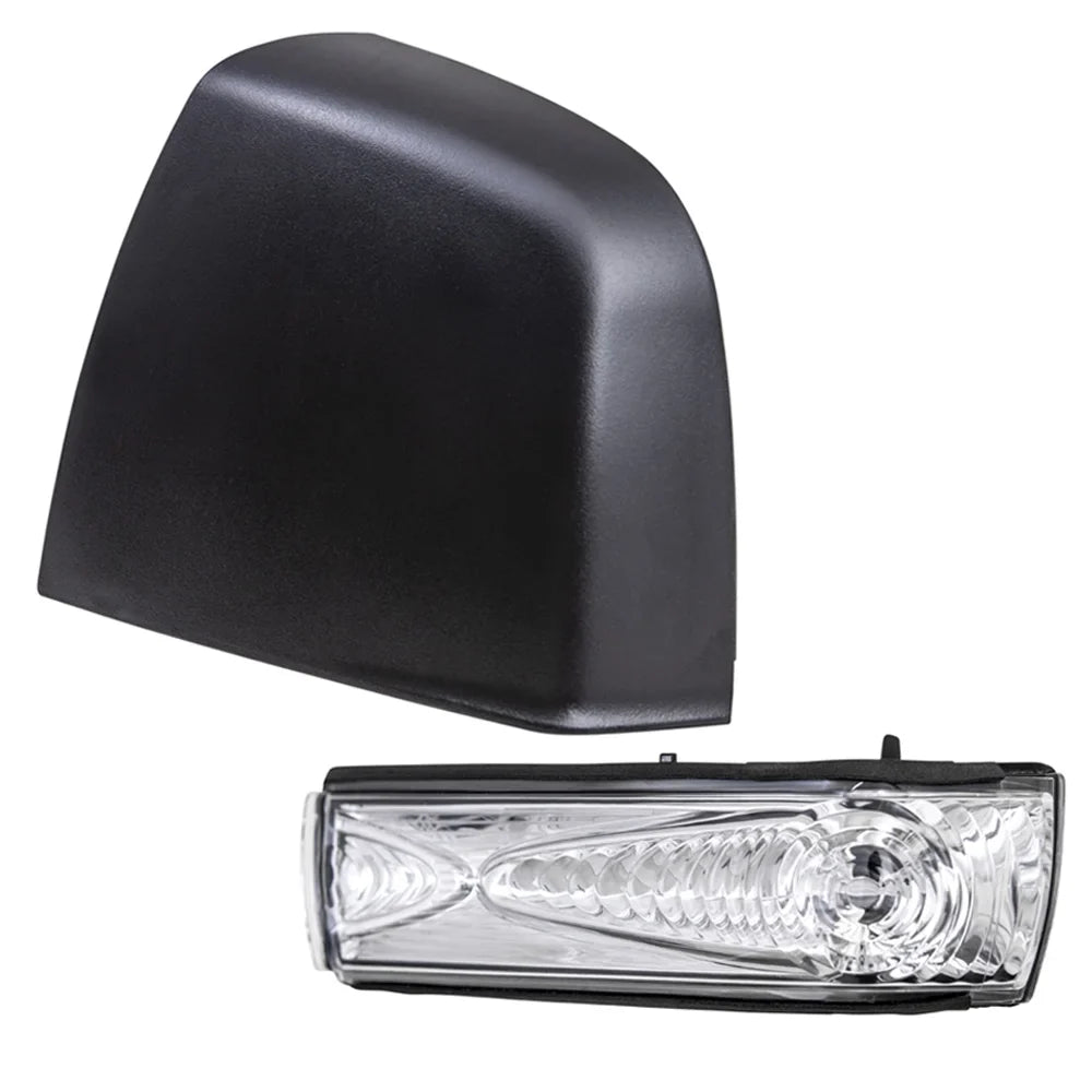 And Base/ST/Tradesman Signal Door 2015-2021 Light Driver Mirror Brock Aftermarket With Black Promaster City Cover Left RAM Textured Turn Compatible Set Replacement