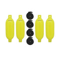 x 6.5 22 Fender of 4 Orange - Inflatable Pack Value, Boattector in. Neon