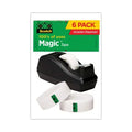 Core, Tape Scotch-Scotch 1" Magic Clear Desktop 0.75" 83.33 Dispenser ft, x Pack, (810C40BK) Value