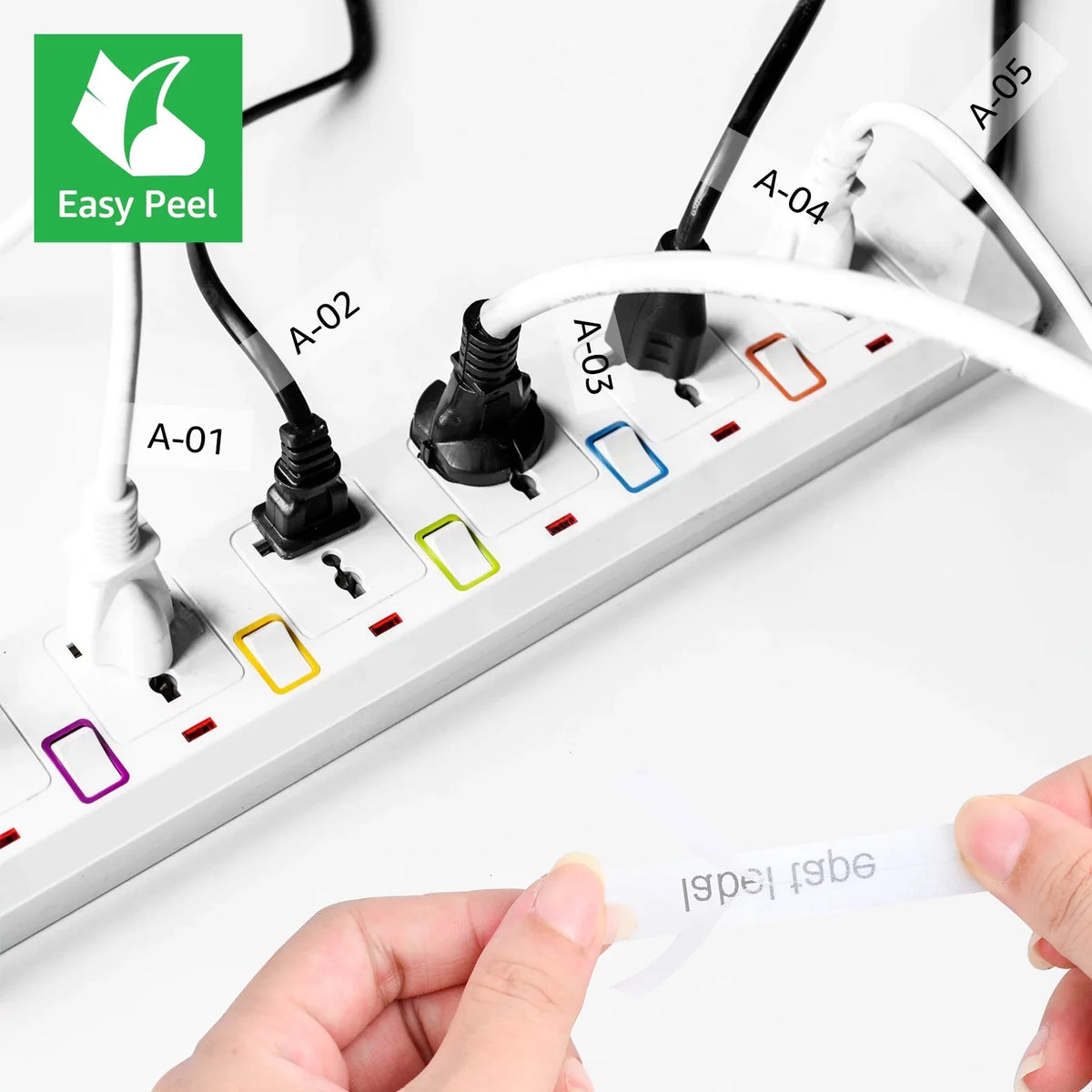 TZe-131 on Clear for 12mm Tape 8m ID TZ-FX131 TZe-FX131 TZ-131 P-touch Flexible Wire GREENCYCLE TZ Compatible Brother 100PK Label Black x Cable TZe