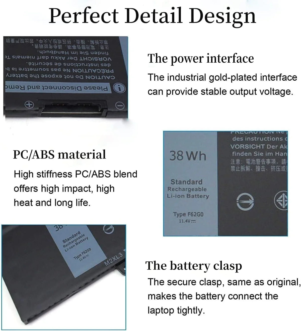 F62G0 13 039DY5 Inspiron in 1, P83G 7000 39DY5 Replacement 2 P91G001 P87G 13 y Boyuteceer for P83G001 P91G