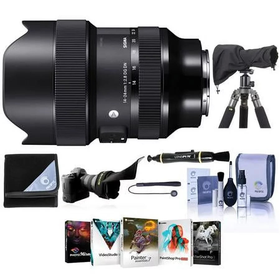E, ART Flex DN Kit, Kit, Software Sleeve, Wrap, Lens RainCoat Tether, Cleaner Lens Cap Lens PC Lens 14-24mm Shade, f/2.8 DG Lens with for Bundle Rain Cleaning