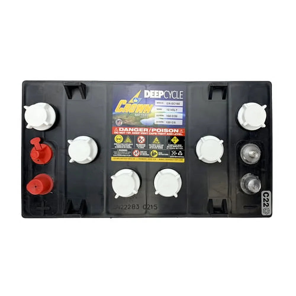 T1275 Trojan AH X4 Deep Replacement Cycle Crown Battery 150 Battery for