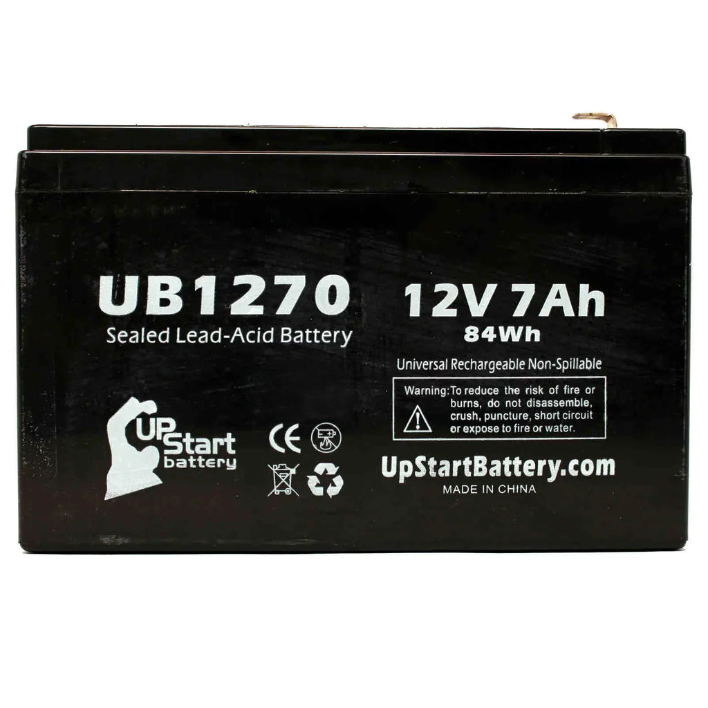 '- APC SMART-UPS Compatible 2x SLA) 7000mAh, Replacement Pack Terminal, Lead Acid F1 Terminal F1 Sealed 1500 (12V, Adapters - F2 UB1270 4 to Universal Battery AGM, - 7Ah, SUM1500RMXL2U Battery Includes
