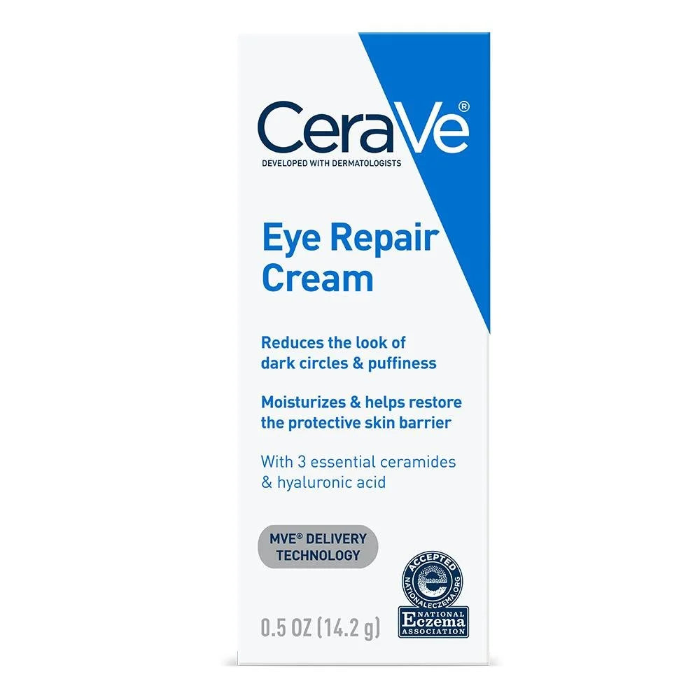 Delicate Cream 0.5oz Ceramides, Cerave Replenish Repair Eye Barrier Skin