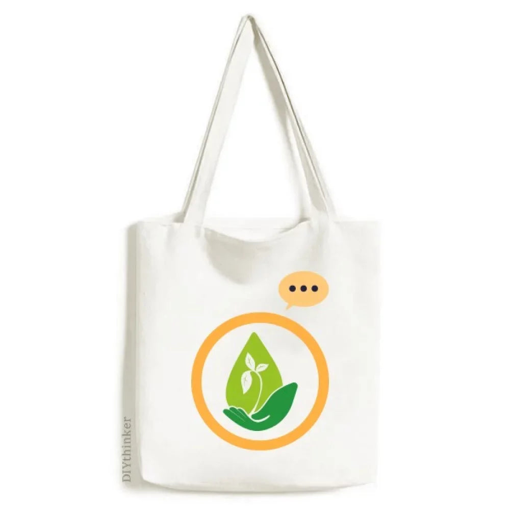 Sack Greening Expression Headwaters Shoulder Environmental Canvas Bag Tote