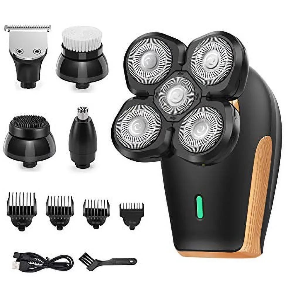 Wet for Shavers Shaver Facial Rechargeable Sovob Dry Grooming Bald Trimmer Nose Head Rotary with Clippers Kit Mens Razors Cleansing Electric Men Hair Shaving Brush Shaver Waterproof Electric