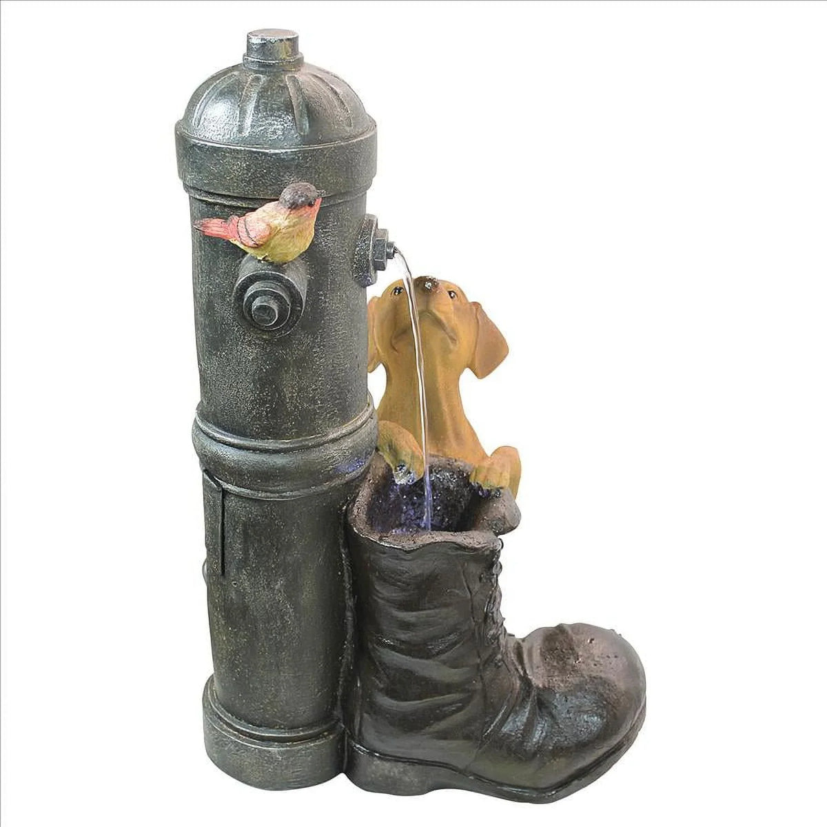 Fountain Fire Sculptural Hydrant Pooch Toscano Design
