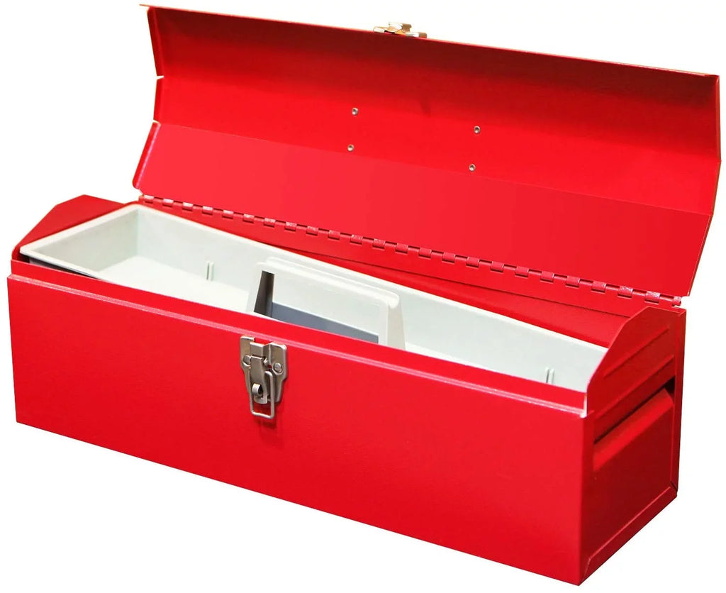 Tool Hip RED Roof Box BIG Storage design 19" for Organizer,Red,W101TB Steel Portable