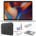 Black (i5 Kit 13-inch 2018, Kit with 2.3GHz, + Sleeve Zipper Cleaning Pro MR9U2LL/A) (Mid Laptop - SSD) (Refurbished) Starter 256GB Silver Bundle + MacBook