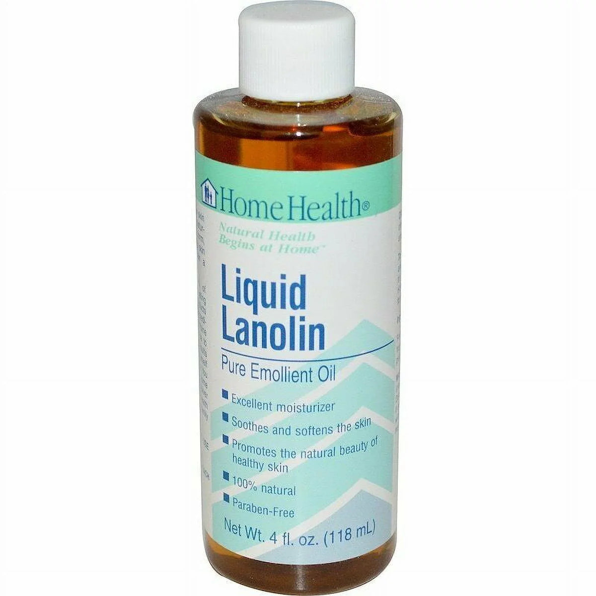Liquid Lanolin Home 2-Pack Skin, Emollient Oil, 4oz, Pure Health Moisturize