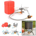Stoves, Silver stove Lightweight Windproof exterior, Backpacking Portable for Camping