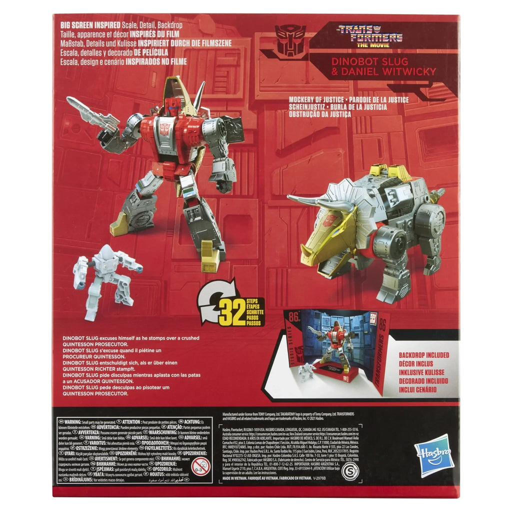 Daniel Toy Kids Action Transformers: and for and Studio Dinobot Witwicky Boys Series Figure Girls Slug (4”)