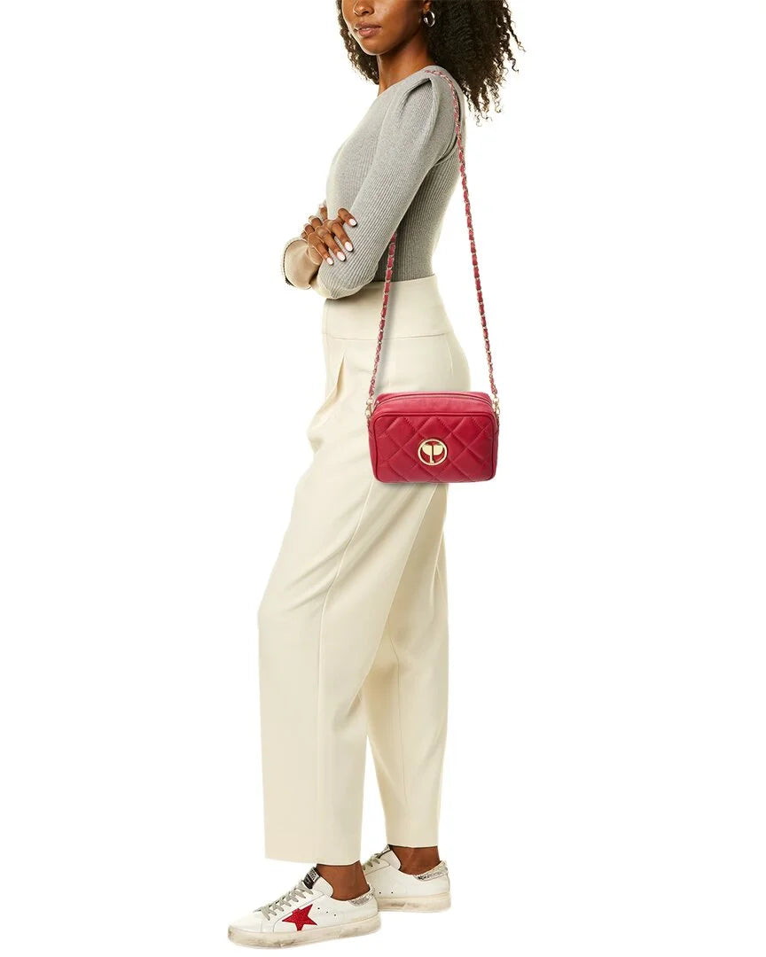 Red York Leather Persaman Quilted Crossbody, New Ophelia