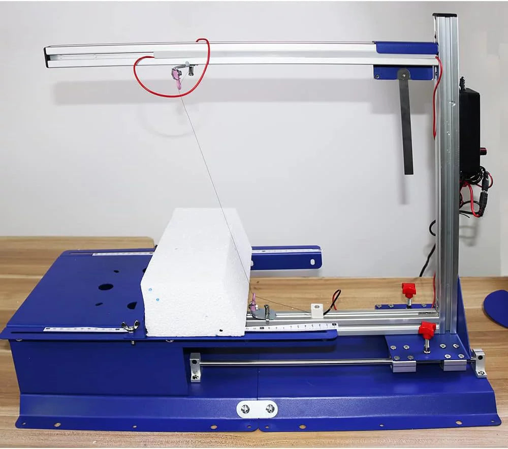 Hot Electric Vertical PreAsion Cutter Hotwire 110-220V Machine Rotary Tabletop Cutting Molti-functional