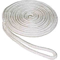 Line, 20', Double 3/8" Dock SeaSense 10" x Nylon Braid White Eye,