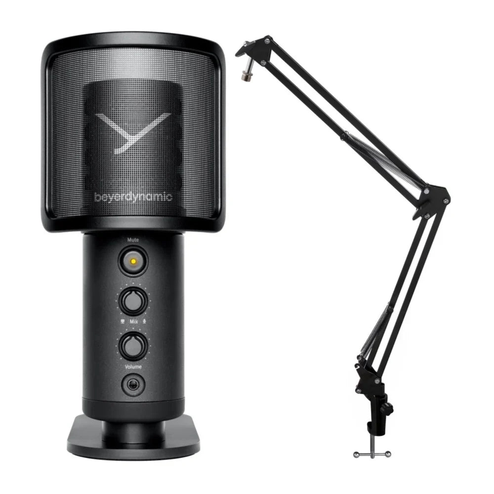 Arm with Professional USB Boom Scissor FOX Microphone Studio BeyerDynamic