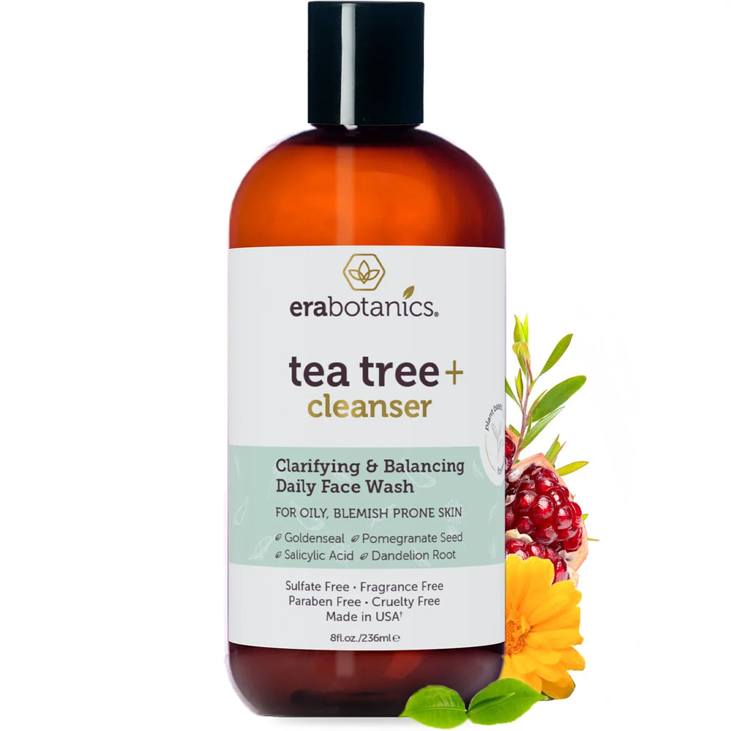 Body and Oil Face Era Cleanser Tea Wash Tree 8oz Organics