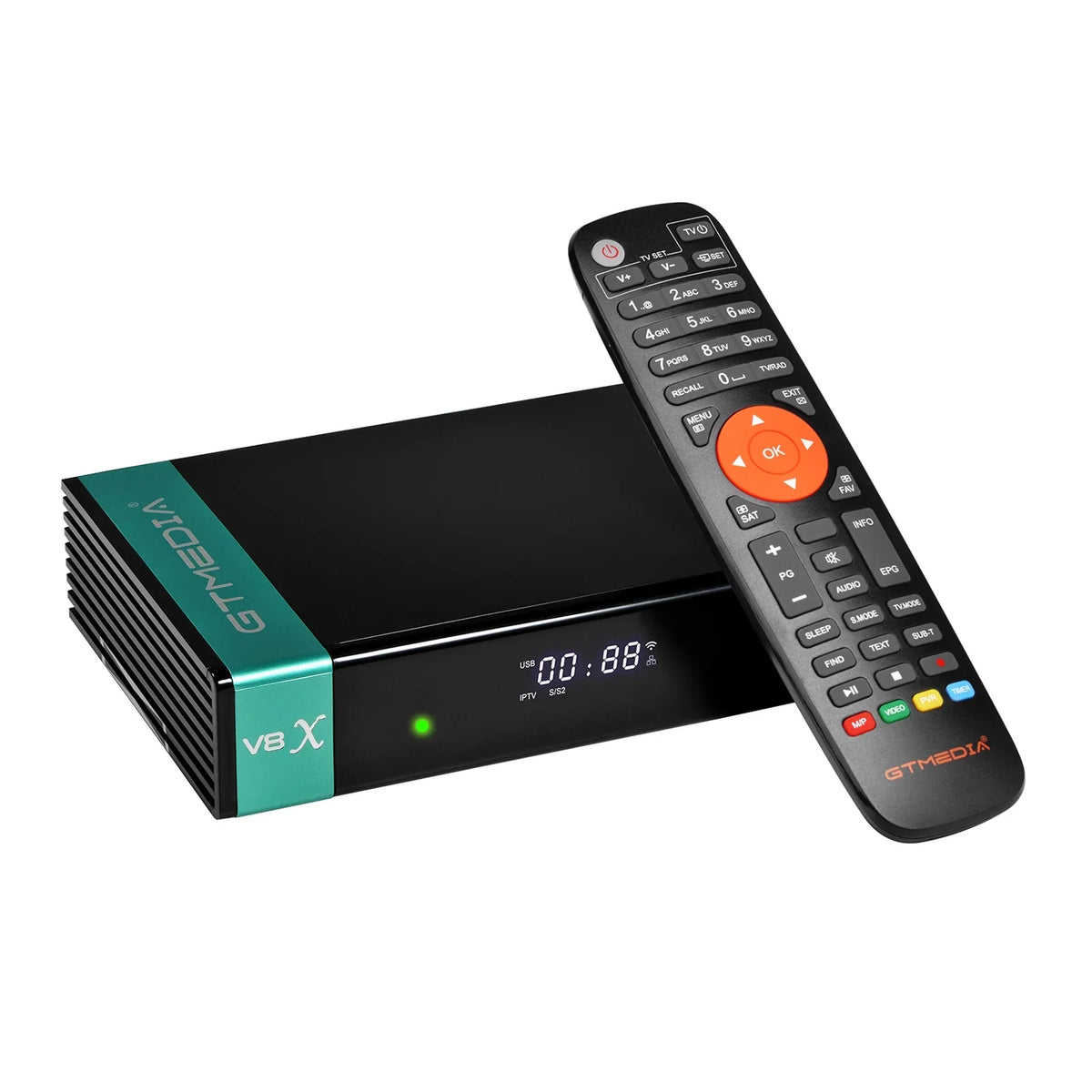 IKS Set Built-in SCART Slot MU3 V8X TV WiFi CA Receiver DVB-S/S2X Card OUT Box H.265 Receptor GTMEDIA Signal Digital LA