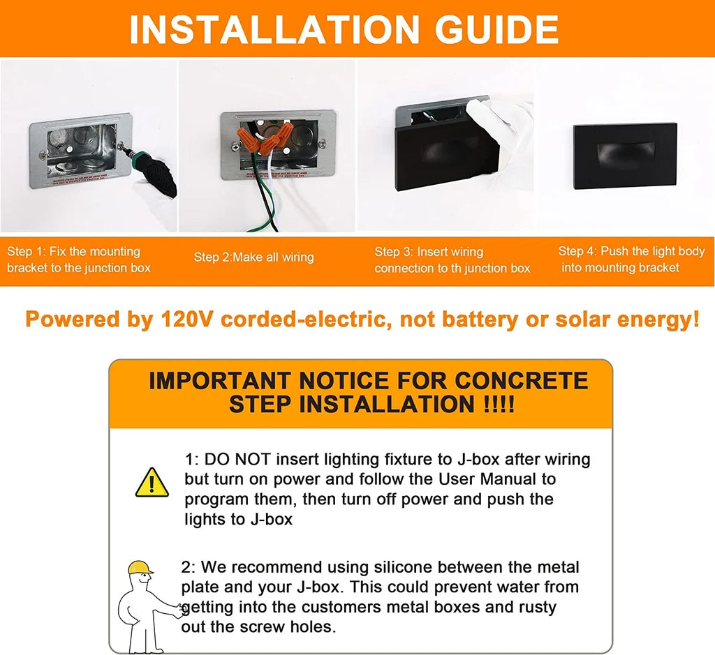 with Smart Indoor Stair exterior Step Color Google 2700K-6500K,Hub Included,Compatible 120V RGBCW and Lights,3W LED 6 Changing Home Lights, Assistant, Pack