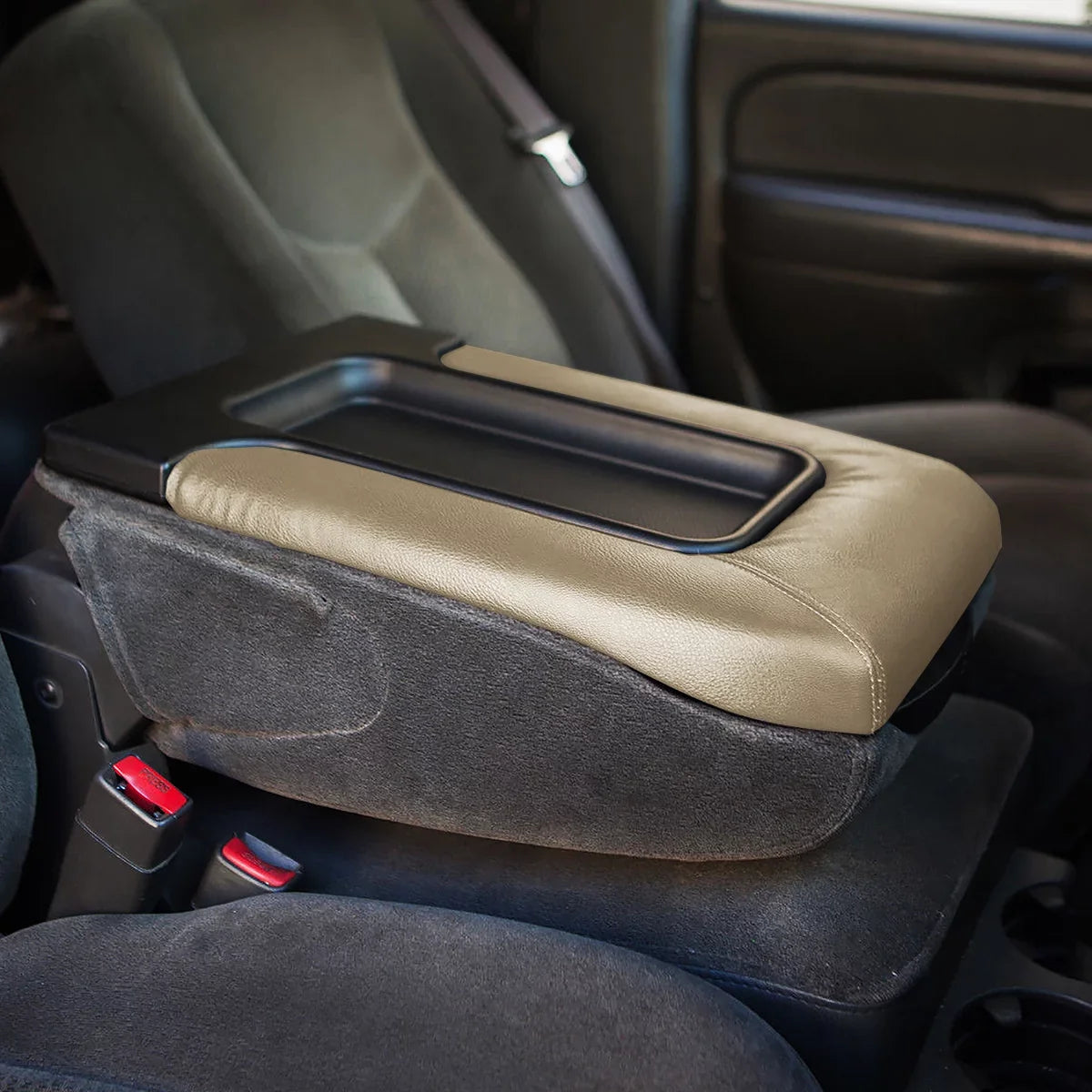 Lid Center 06 03 Armrest Repair 05 2007 Beige 2001 Pickup Silverado 02 Console Escalade to 04 Assembly Kit Truck Sierra For