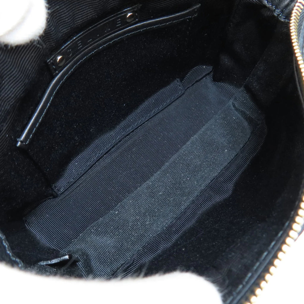 satin Pre-Owned CELINE boogie Celine handbag bag (Good) ladies