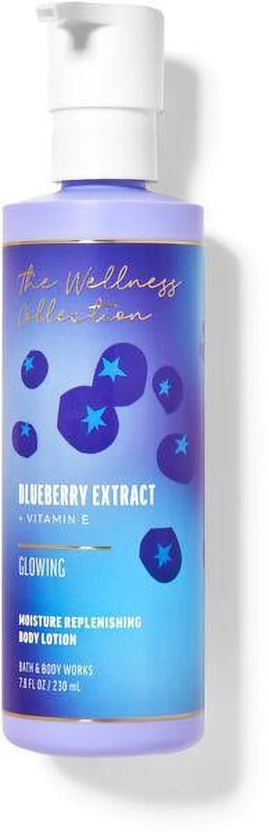 Glowing Lotion-Bath Wellness Bodyworks and Extract Blueberry Body Collection The