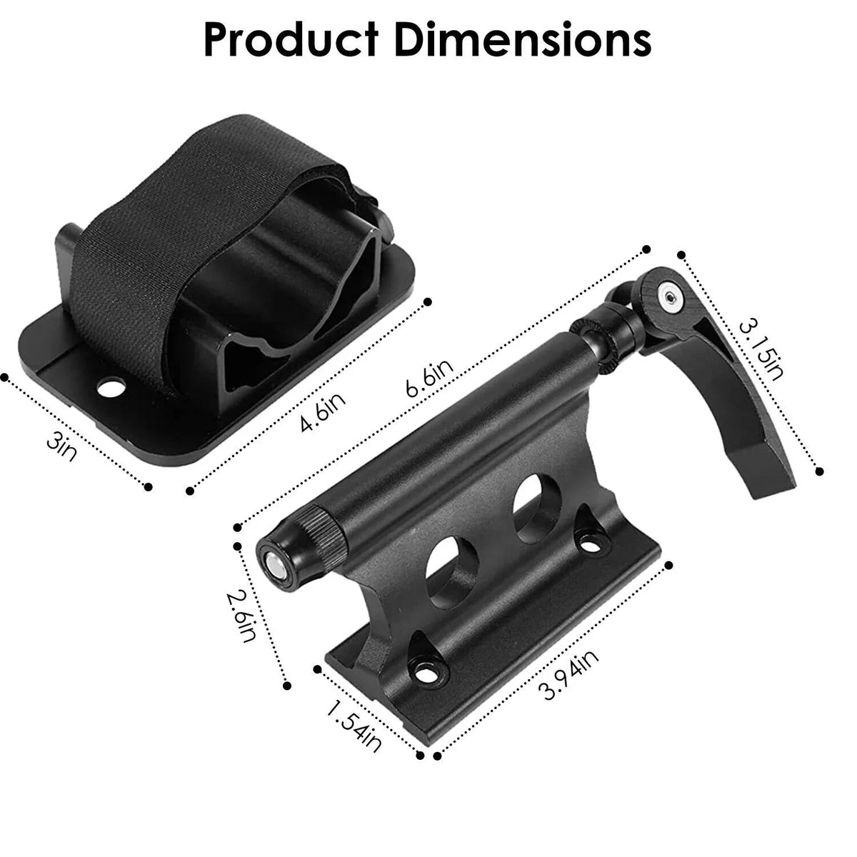 Rack Truck QR Mount Holder Set Fork Heavy-Duty Bed Pickup Mount Fork Block Bike