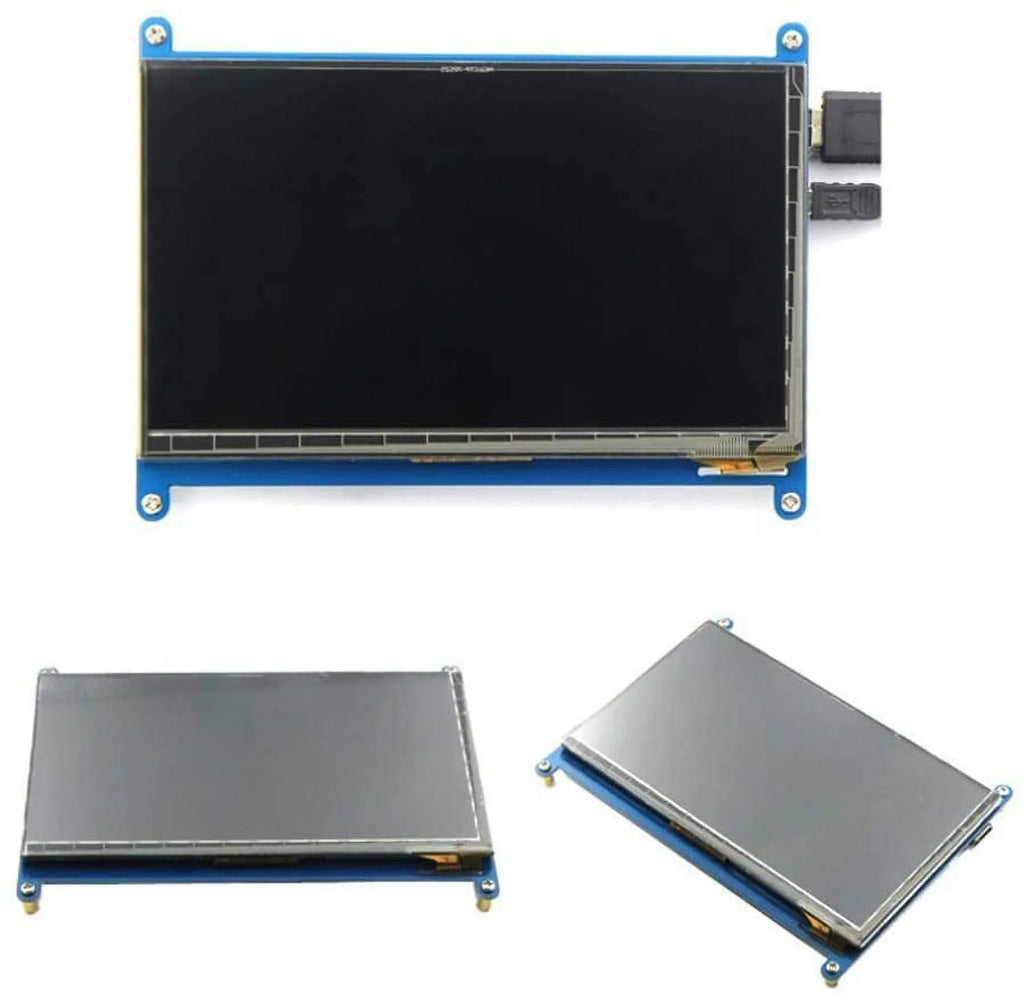 Screen Display Pi Monitor HDMI Treedix 3B+/4B LCD Compatible 7 Raspberry Module Touch 1024x600 with inch Capacitive