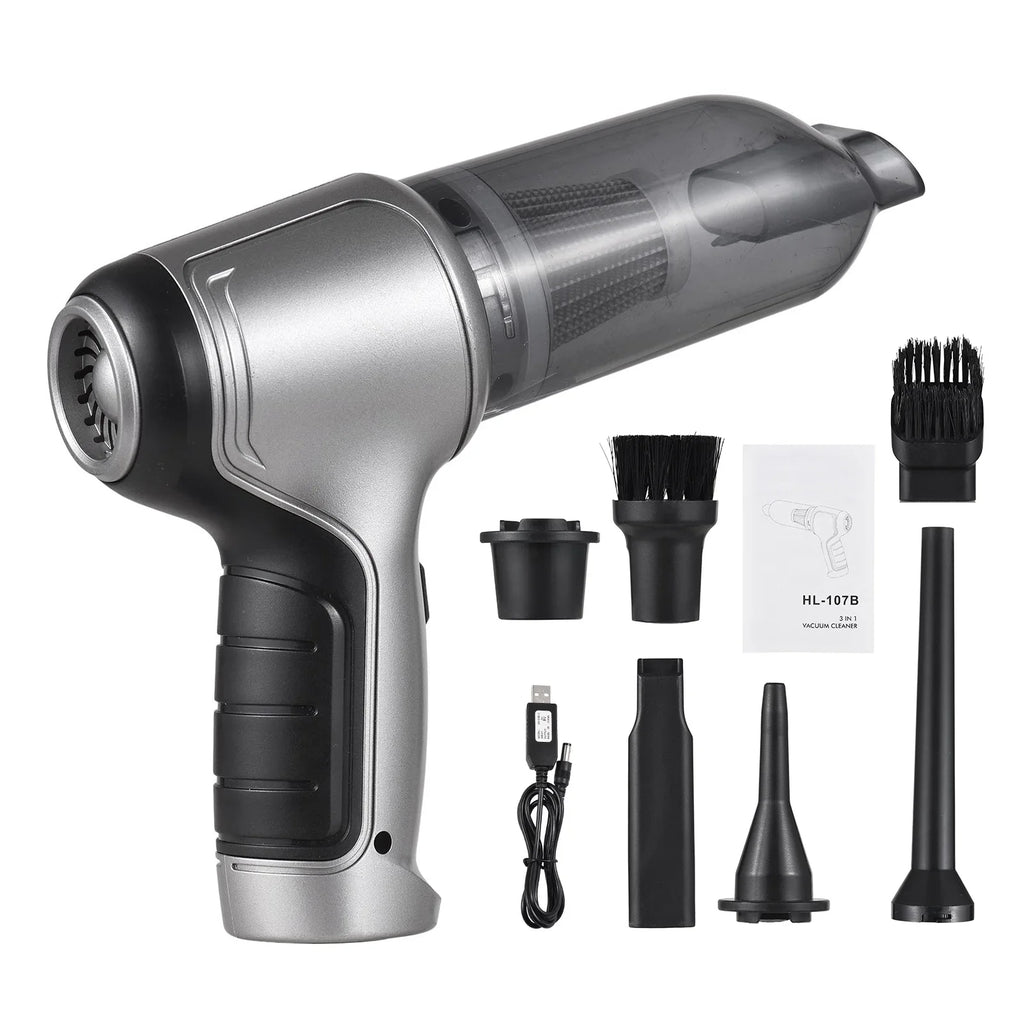 Air Hand for ing Office Cleaner Hair Portable Charge with Gravel Pump Strong Duster Cleaning Vacuum Home er Ridelf 19000 Suction Mini 19000 Dazzduo H Pa & Car USB dl Dust Pet Cordless Kavolet Handheld