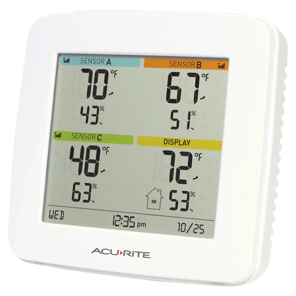 Sensors Indoor/exterior (01096M) AcuRite & 3 Temperature Station with Humidity