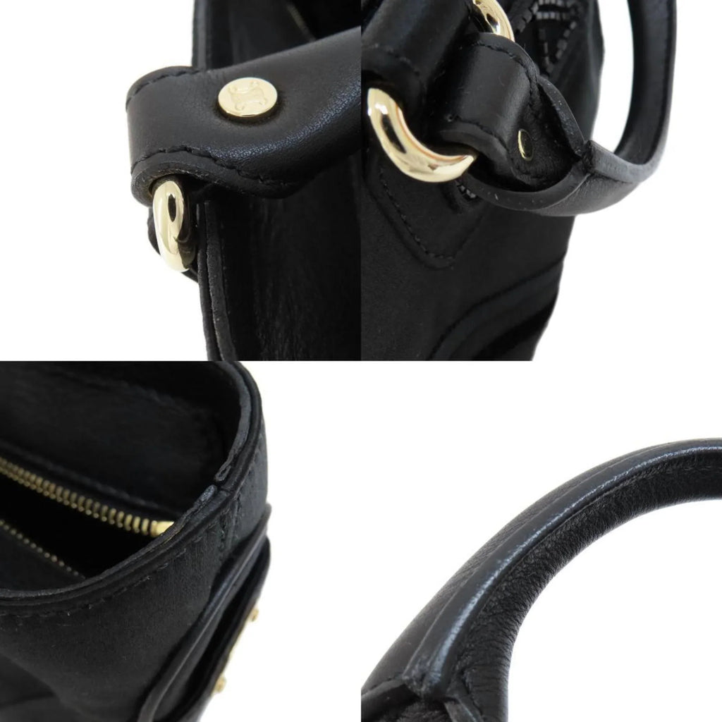 satin Pre-Owned CELINE boogie Celine handbag bag (Good) ladies