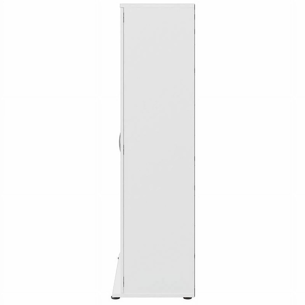 Row Cabinet Storage Engineered Tall in Wood - White Pemberly Garage