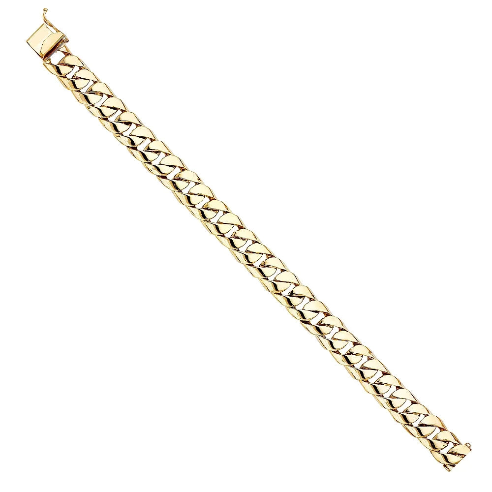 Yellow | Gift Elegant Gold | Jewelry 8.5" Men - 14k Weight Bracelet and Women Link Cuban Gold 35.4 14KY | Men’s Bracelets Chain for for